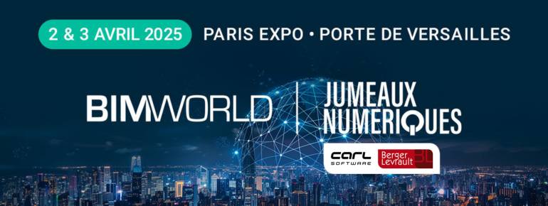 CARL Berger-Levrault au BIM World – Jumeaux Numériques 2025